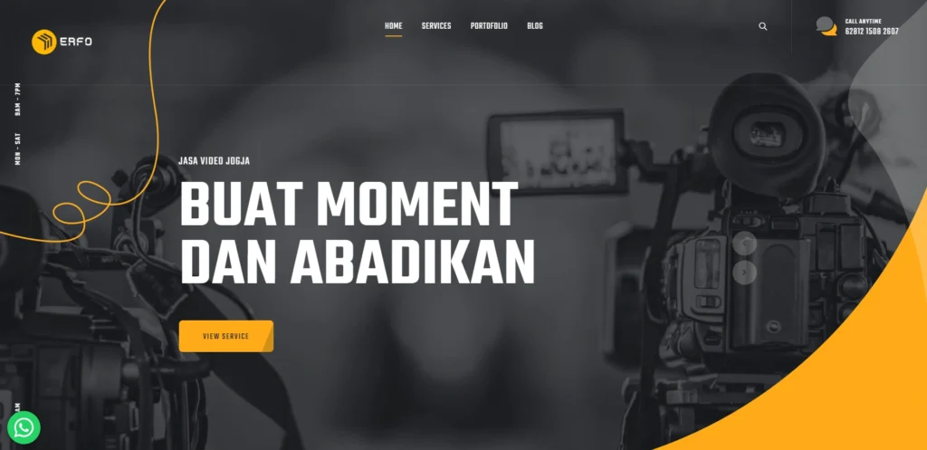 Pembuatan Website Erfo Multimedia