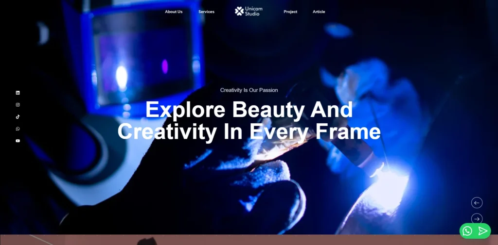 Pembuatan Website Unicam Studio