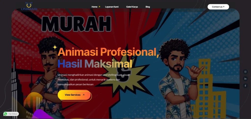 Pembuatan Website Unimasi