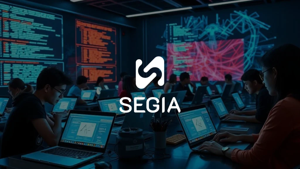 Jasa pembuatan website untuk perusahaan oleh Segia Tech. Solusi digital inovatif: fokus pada pengembangan, SEO, dan desain UI/UX bisnis Anda